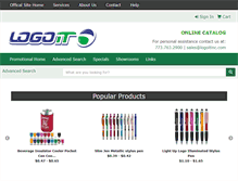 Tablet Screenshot of logoitstore.com
